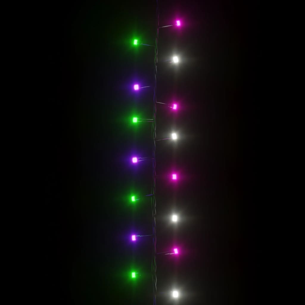 Instalație compactă cu 2000 LED-uri pastel multicolor 45 m PVC