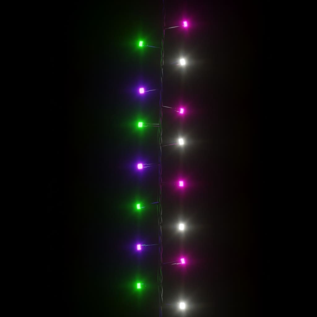 Instalație compactă cu 3000 LED-uri pastel multicolor 65 m PVC