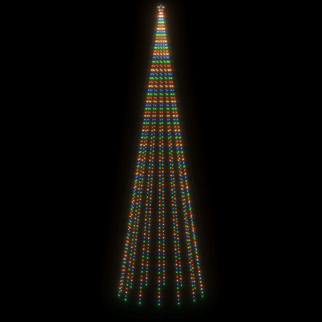 Brad de Crăciun conic, 1134 LED-uri, multicolor, 230x800 cm