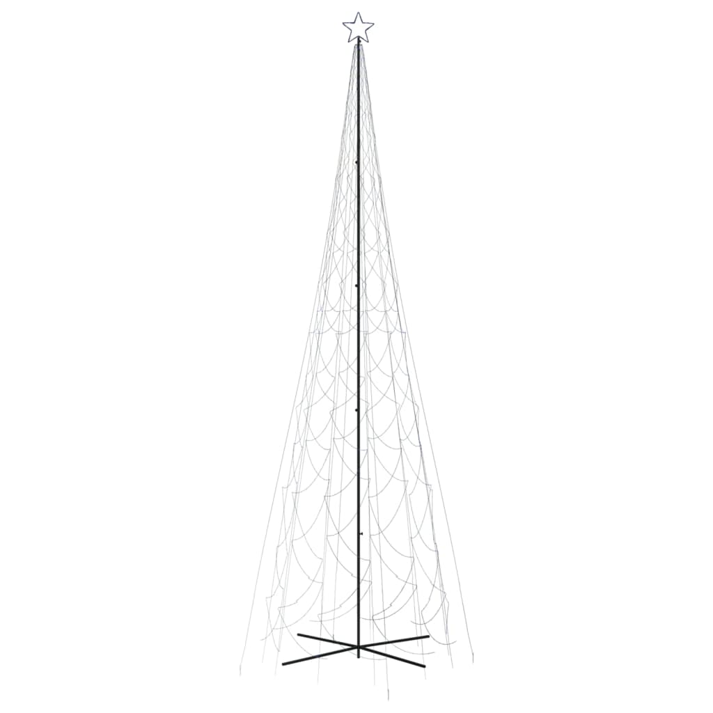 Brad de Crăciun conic, 3000 LED-uri, albastru, 230x800 cm