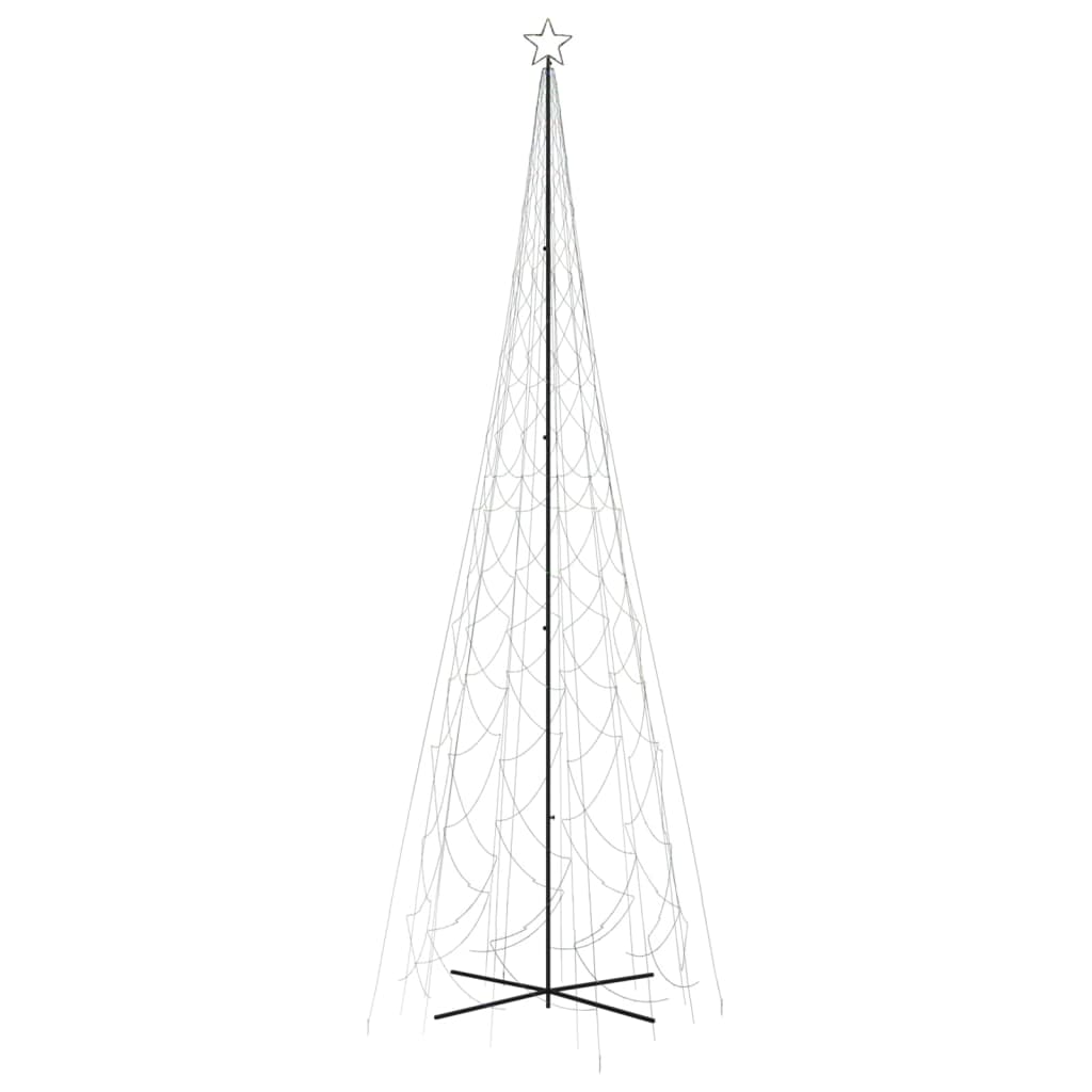 Brad de Crăciun conic, 3000 LED-uri, multicolor, 230x800 cm