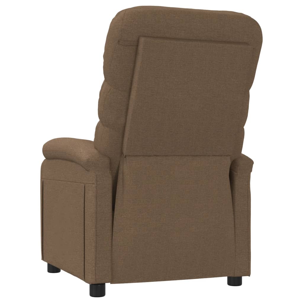 Fotoliu rabatabil, maro, material textil