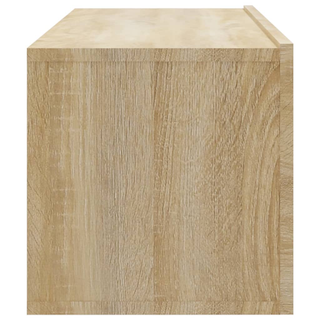 Dulapuri TV de perete 2 buc. stejar 100x30x30 cm lemn compozit