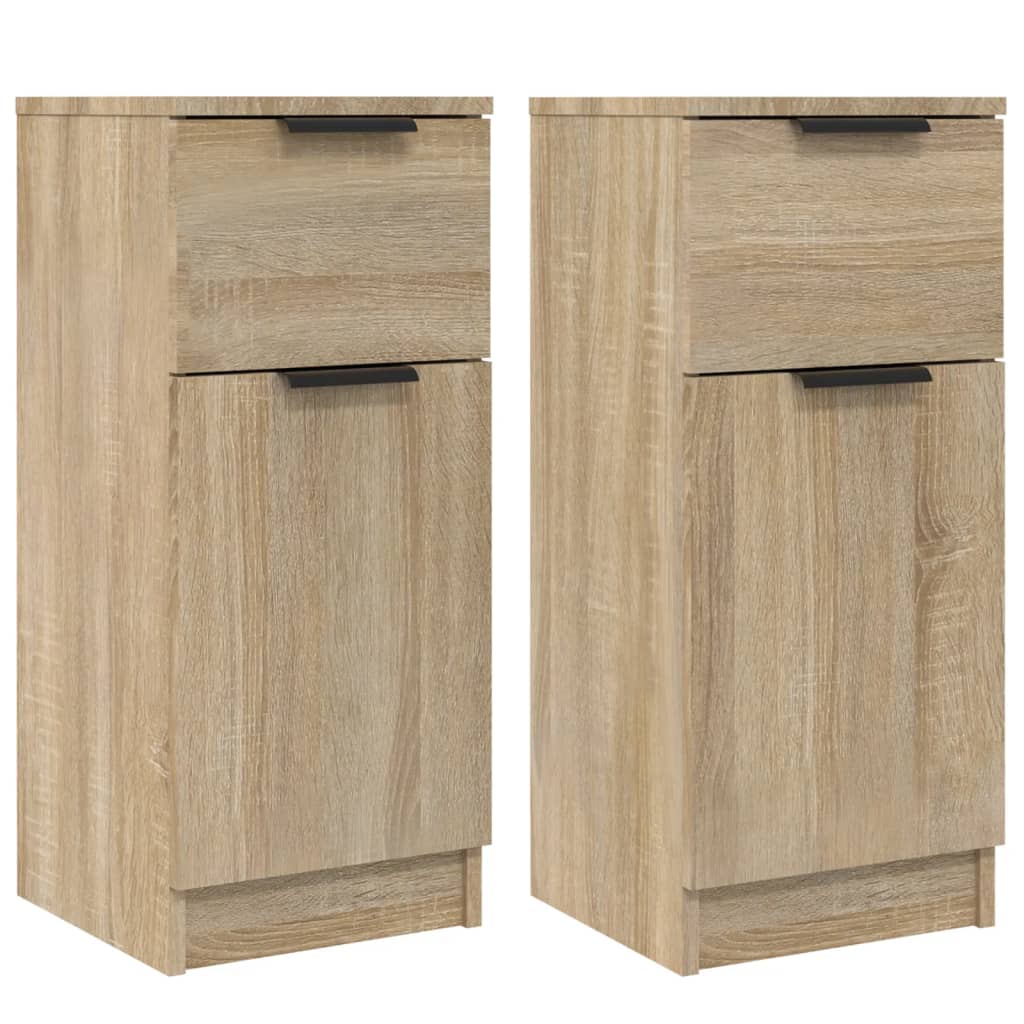 Dulapuri, 2 buc., stejar sonoma, 30x30x70 cm, lemn compozit