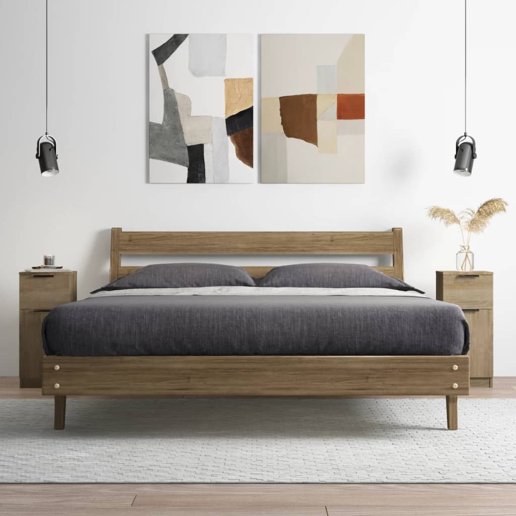 Dulapuri, 2 buc., stejar sonoma, 30x30x70 cm, lemn compozit