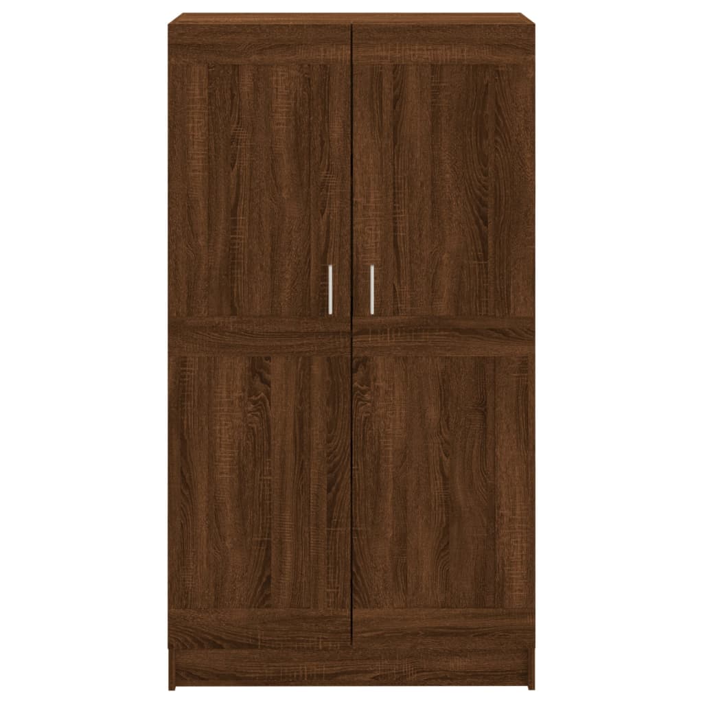 Bibliotecă, stejar maro, 82,5x30,5x150 cm, lemn prelucrat