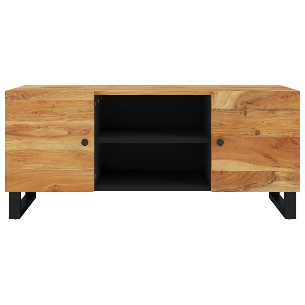 Comodă TV, 105x33x46 cm, lemn masiv de acacia