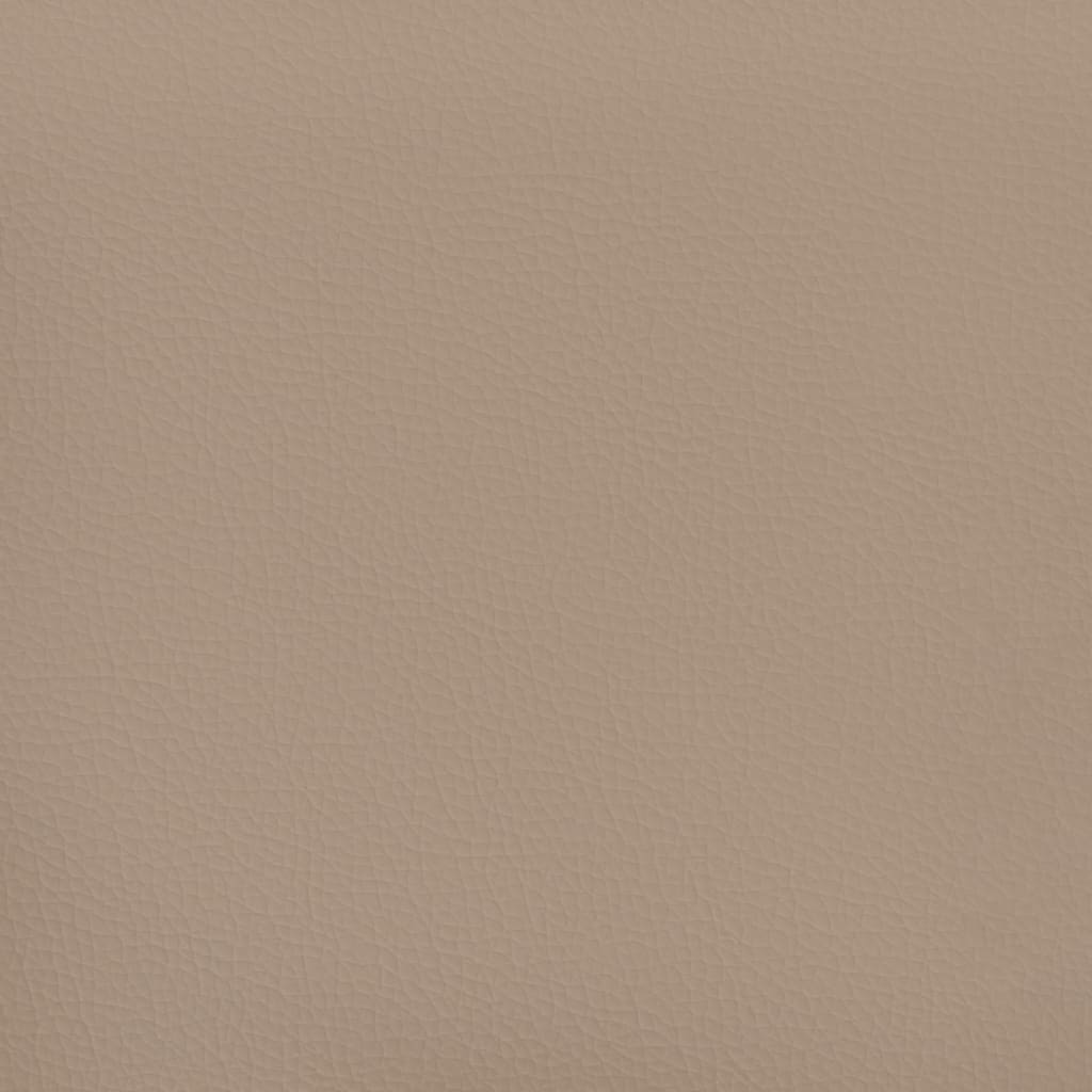 Bancă, cappuccino, 70x30x30 cm, piele ecologică