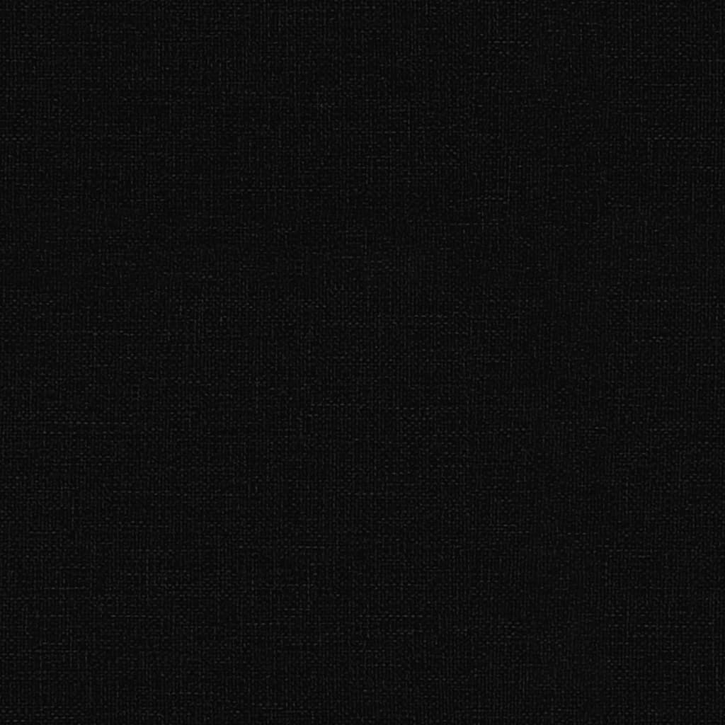 Fotoliu rabatabil, negru, material textil