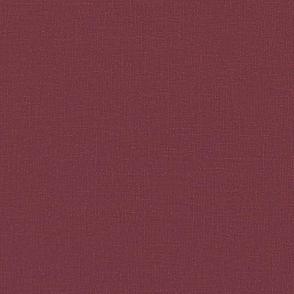 Fotoliu de masaj, roșu vin, material textil