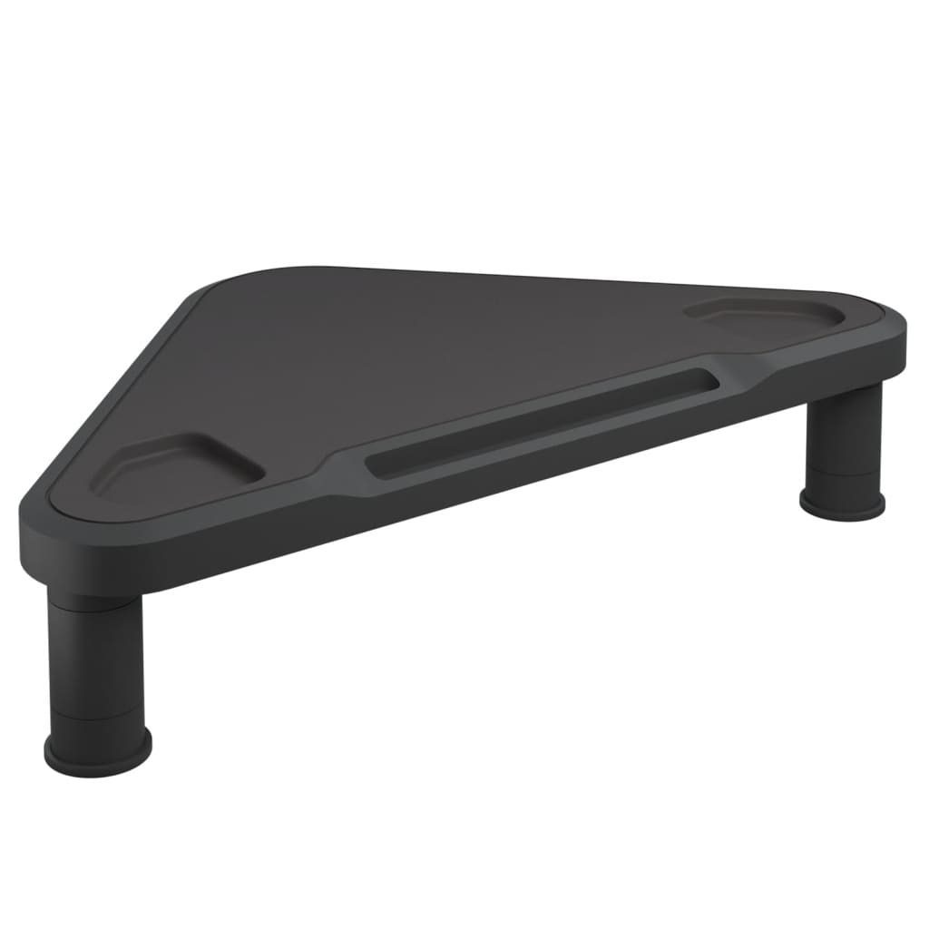 Suport de colț pentru monitor, negru, 49x28x10,5 cm