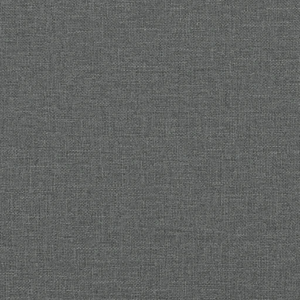 Taburet, gri închis, 70x55x41 cm, material textil