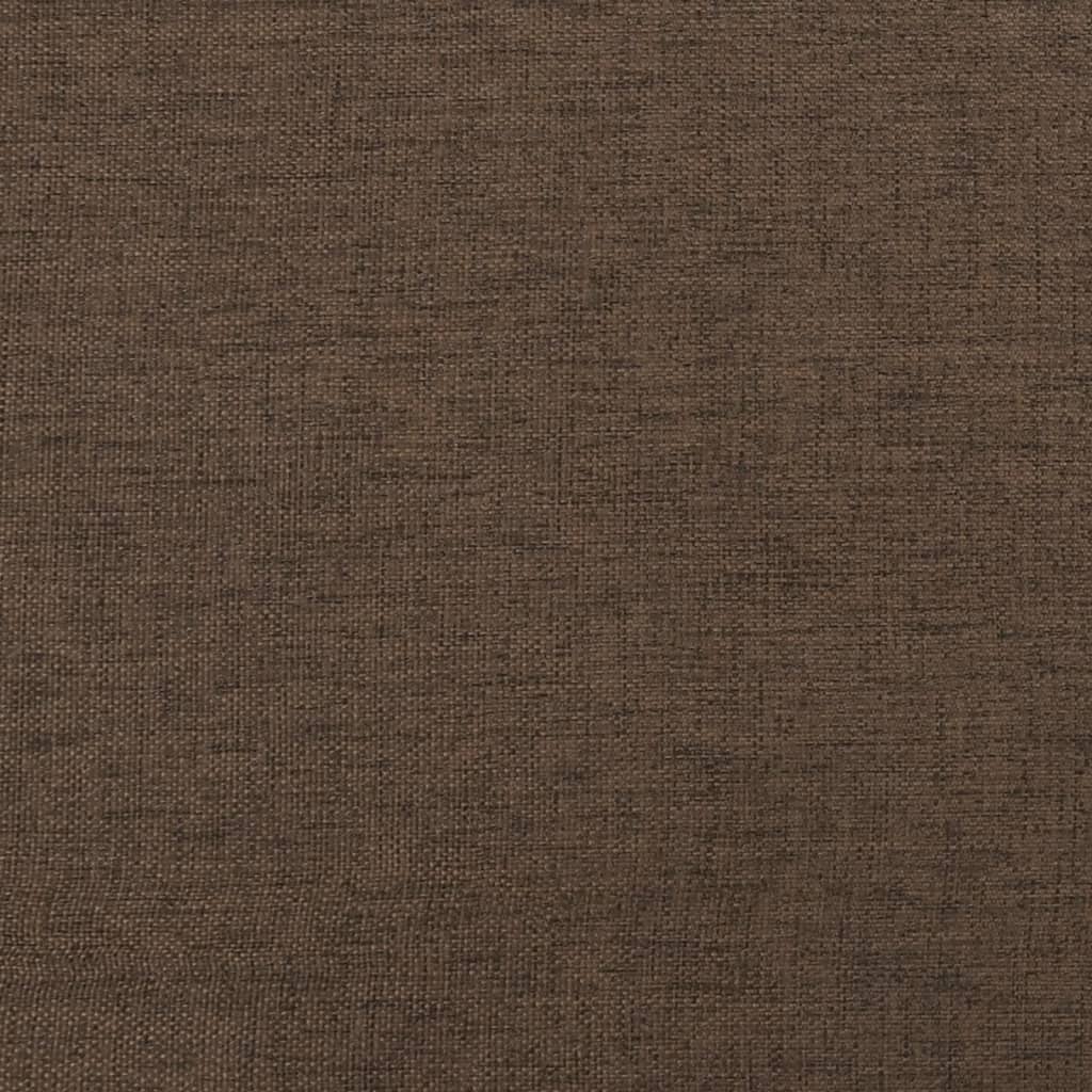 Bancă, maro, 70x35x41 cm, textil
