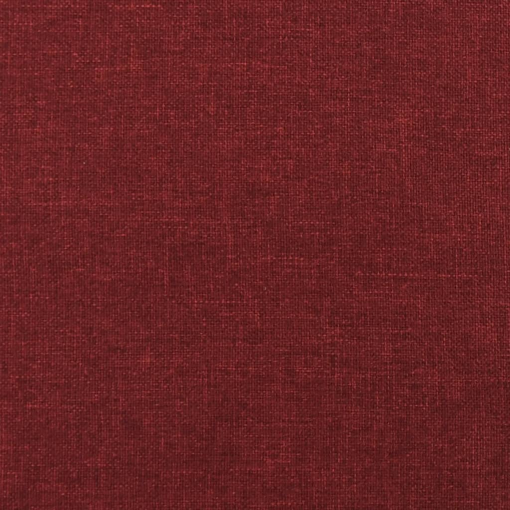 Perne decorative, 2 buc., roșu vin, 40x40 cm, material textil