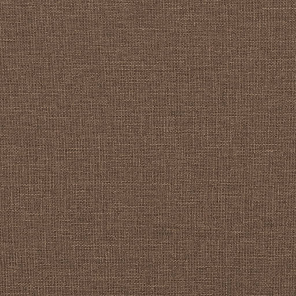 Perne decorative, 2 buc., maro, Ø15x50 cm, textil