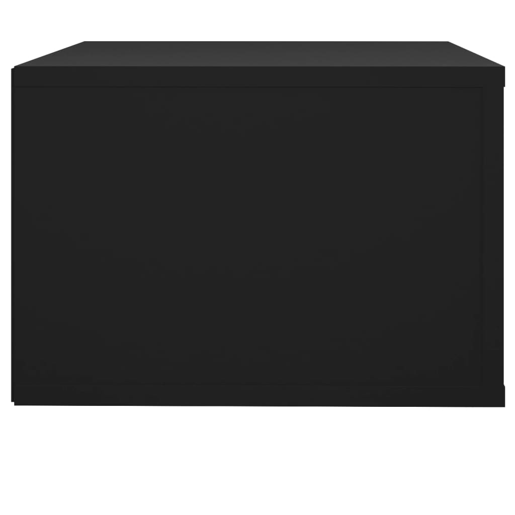 Noptiere de perete, negru, 50x36x25 cm