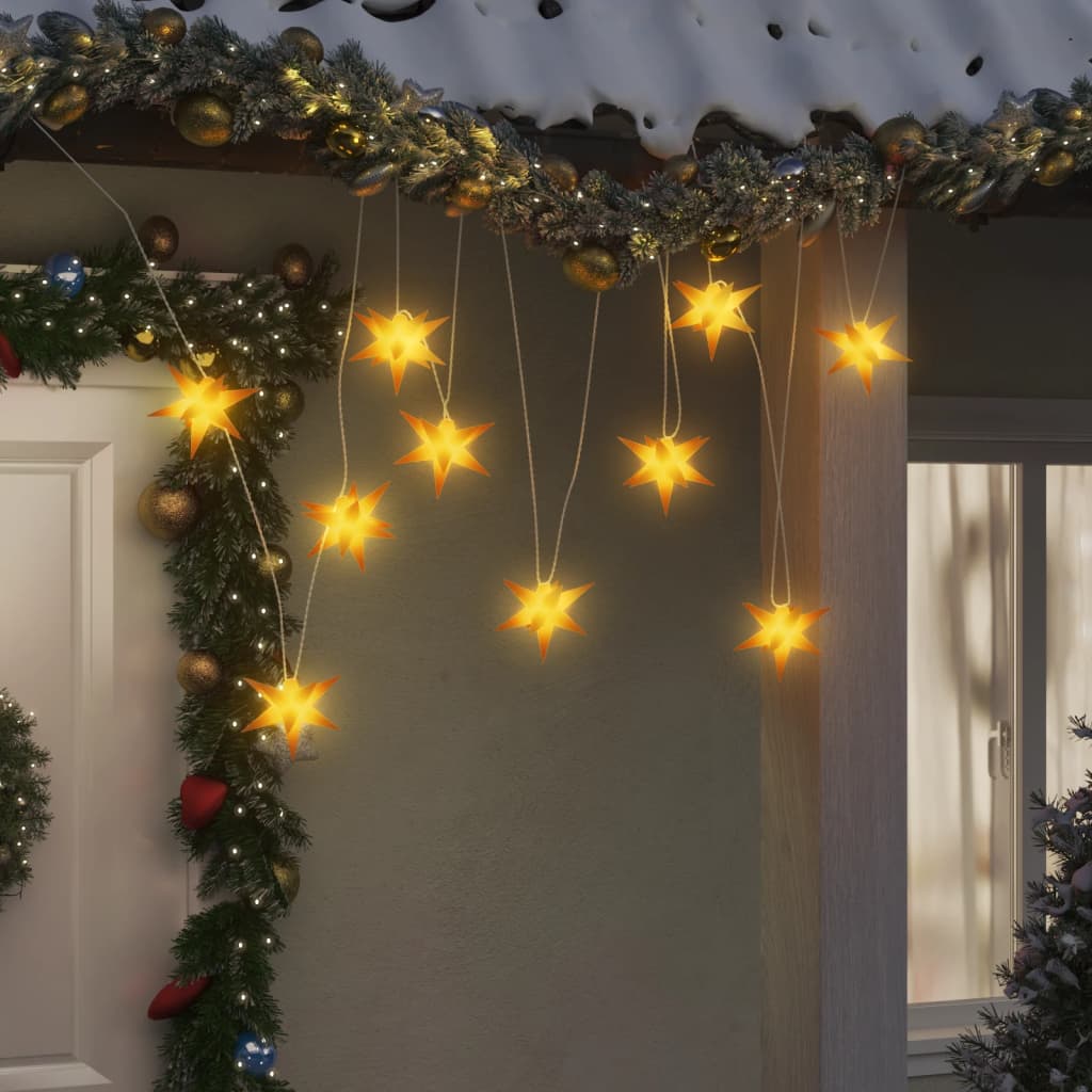 Lumină de Crăciun 10 LED-uri galben 10 cm