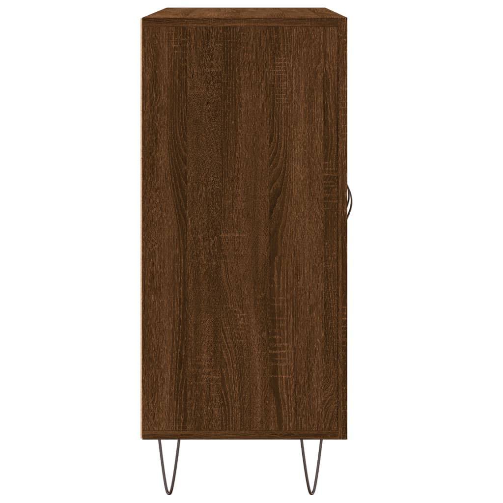 Dulap, stejar maro, 90x34x80 cm, lemn compozit