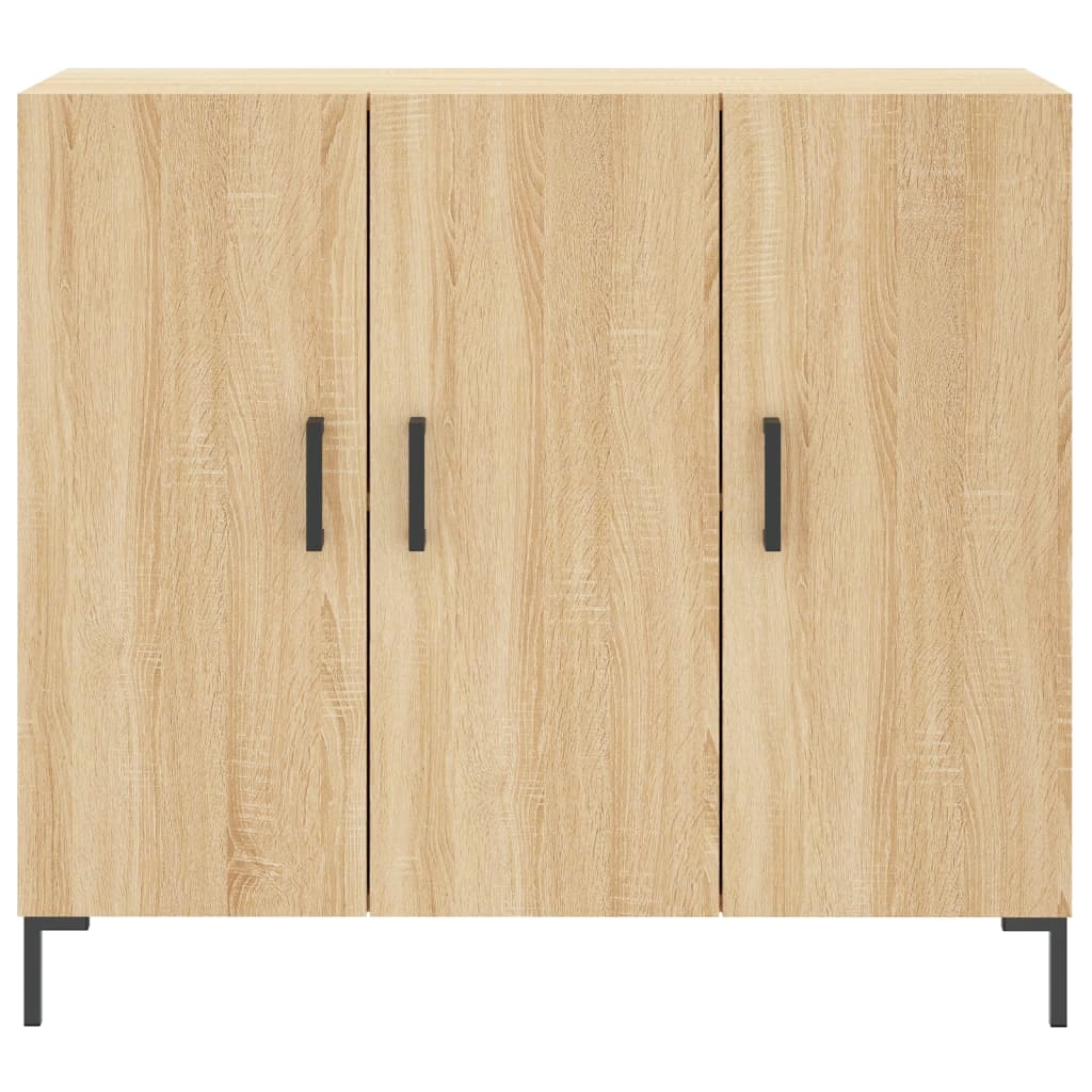 Dulap, stejar sonoma, 90x34x80 cm, lemn compozit