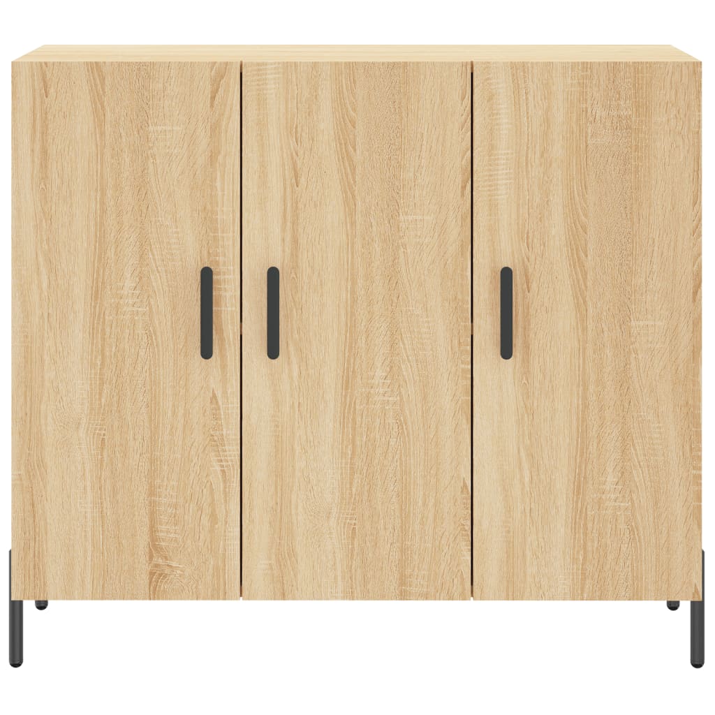 Dulap, stejar sonoma, 90x34x80 cm, lemn compozit