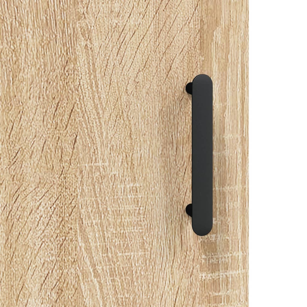 Dulap, stejar sonoma, 90x34x80 cm, lemn compozit