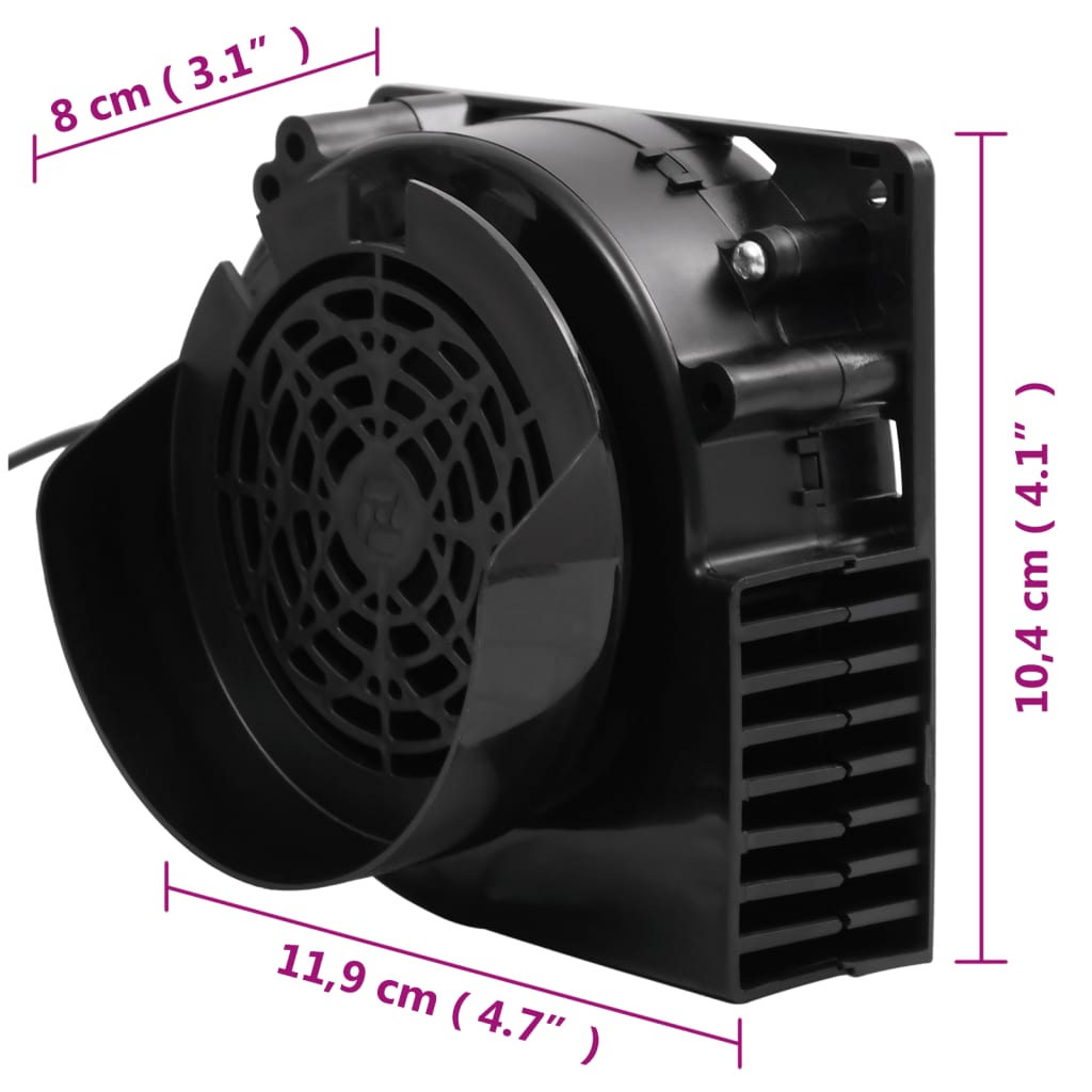 Instalație de lumini LED cu 66 LED-uri și ventilator, 660 cm