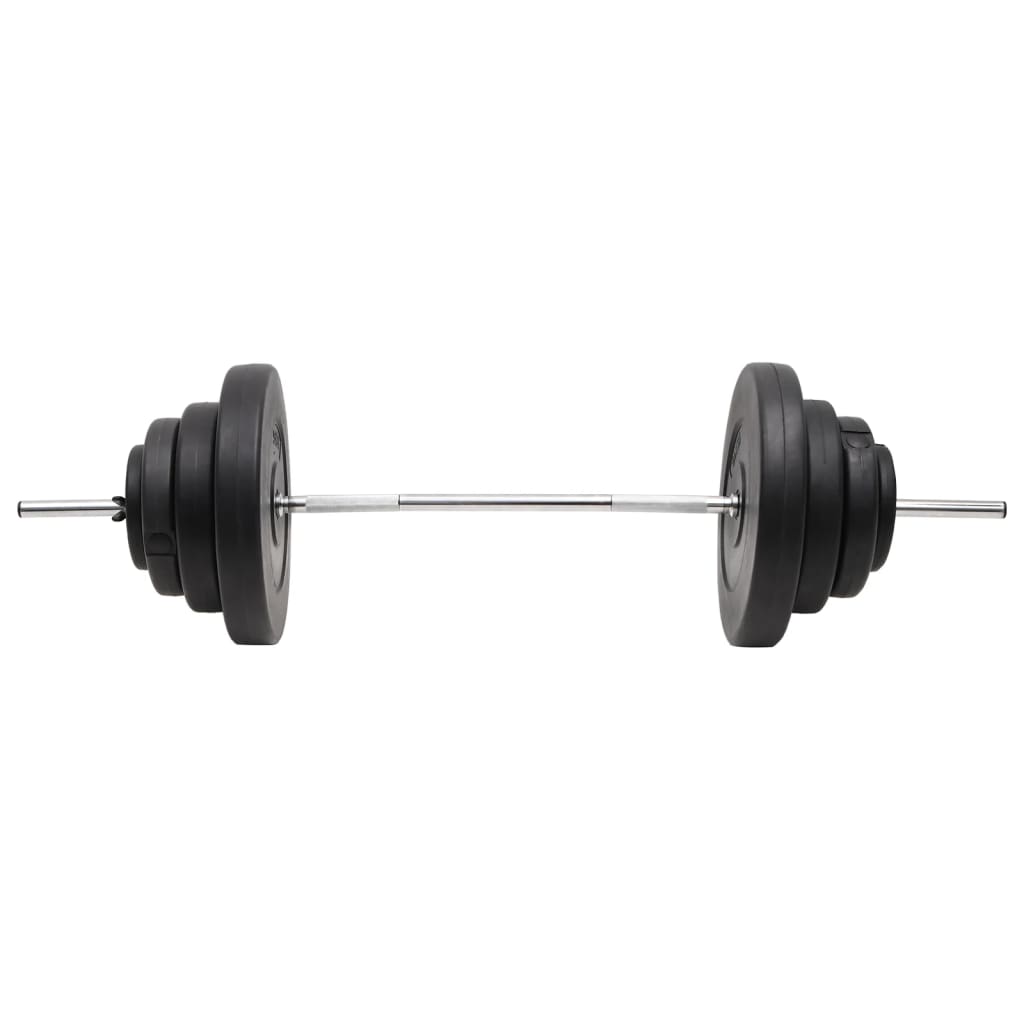 Set halteră cu discuri de greutăți, 60 kg