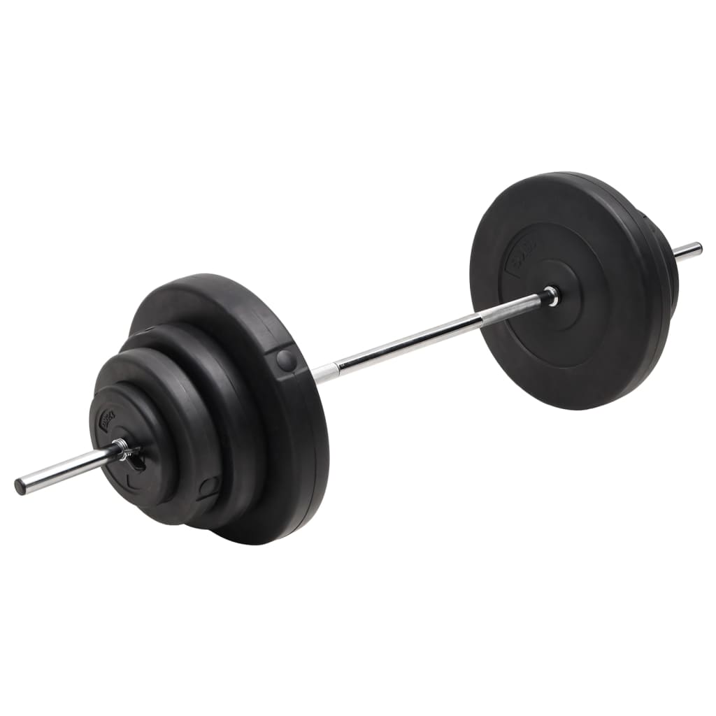 Set halteră cu discuri de greutăți, 60 kg