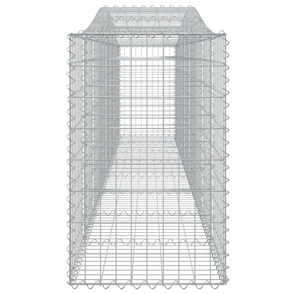 Coșuri gabion arcuite 3 buc, 400x50x80/100 cm, fier galvanizat