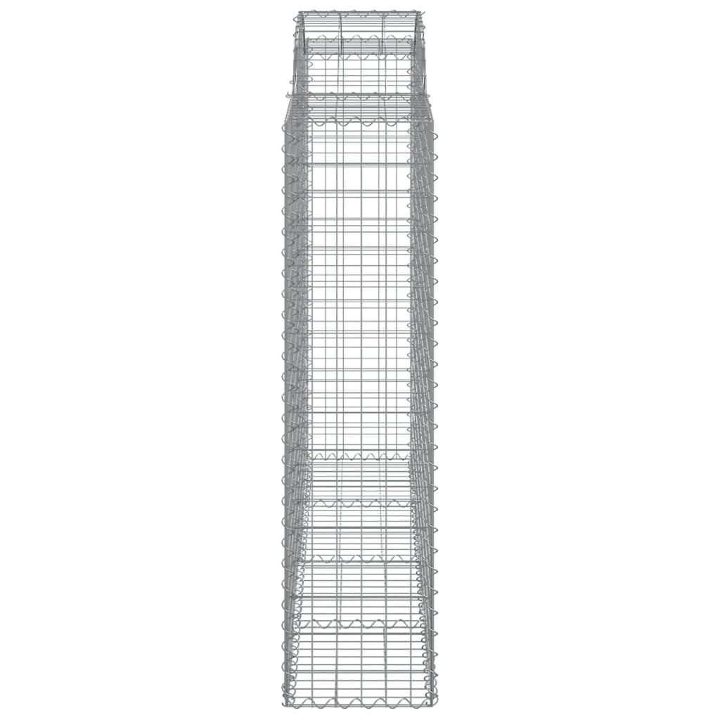 Coșuri gabion arcuite 5 buc, 200x50x160/180 cm, fier galvanizat