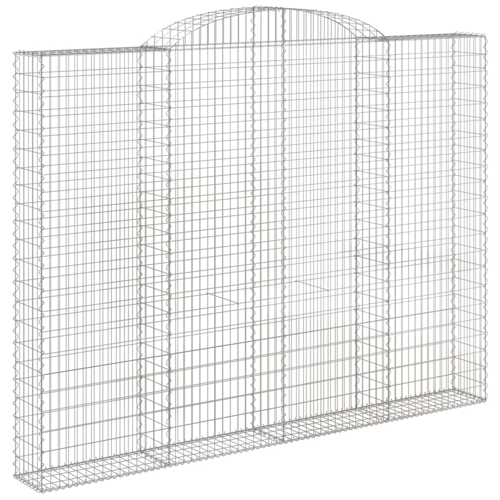 Coșuri gabion arcuite 3 buc. 300x30x220/240 cm fier galvanizat