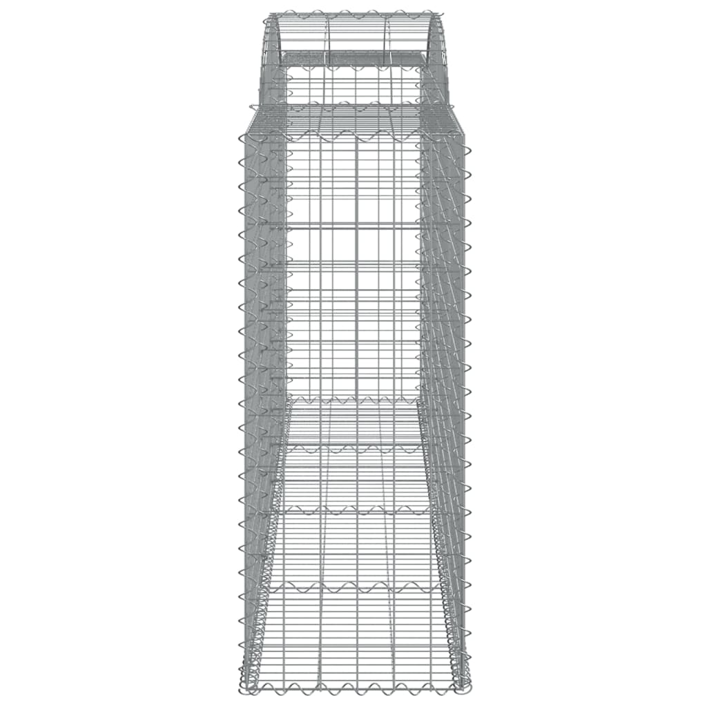 Coșuri gabion arcuite 3 buc. 300x50x120/140 cm, fier galvanizat