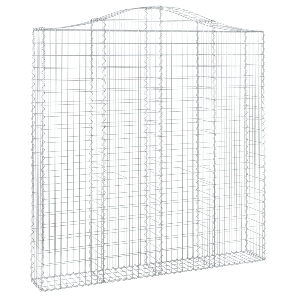 Coș gabion arcuit 200x30x200/220 cm fier galvanizat