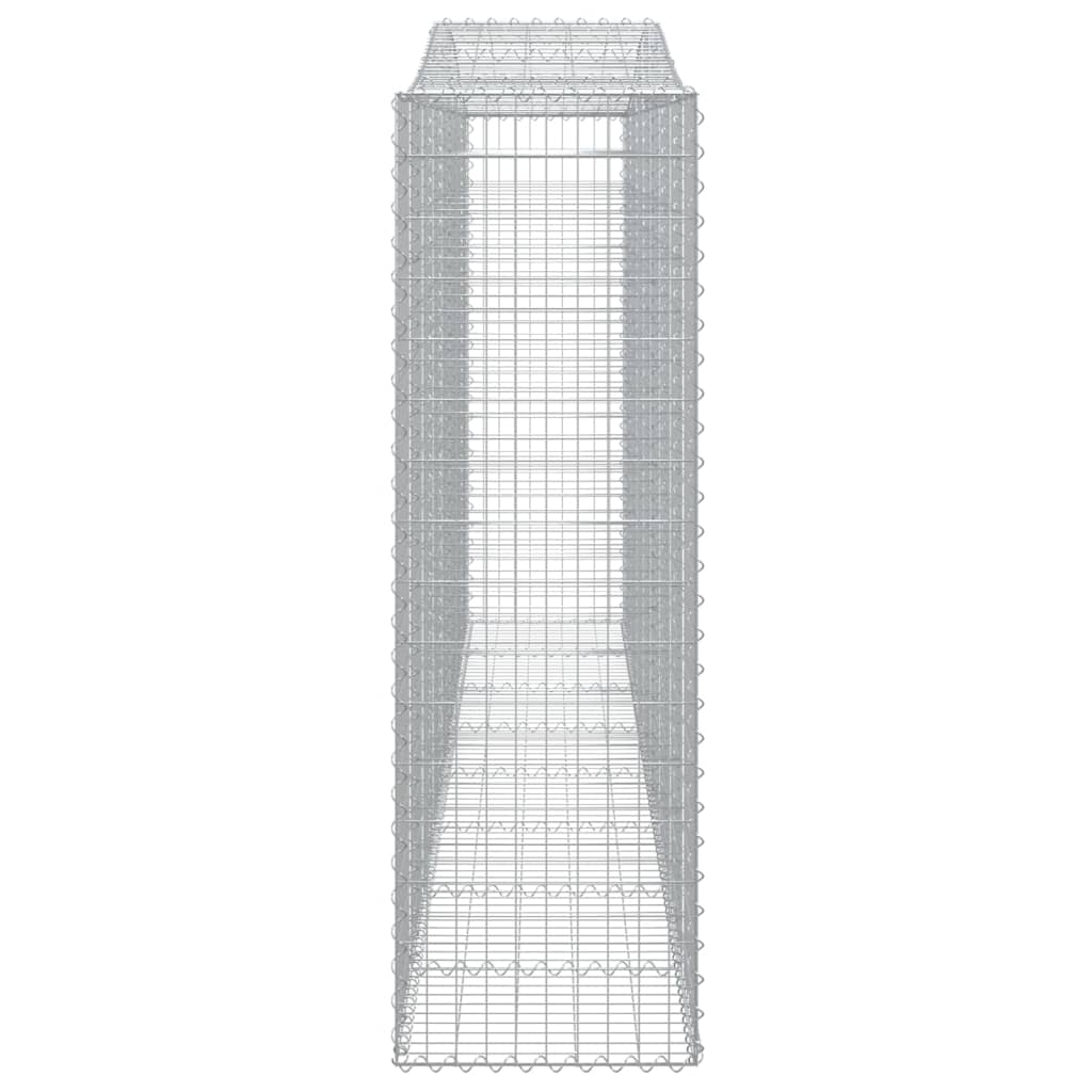 Coș gabion arcuit, 400x50x160/180 cm, fier galvanizat