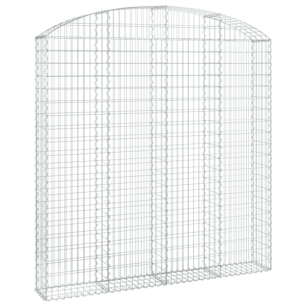 Coș gabion arcuit 200x30x200/220 cm fier galvanizat