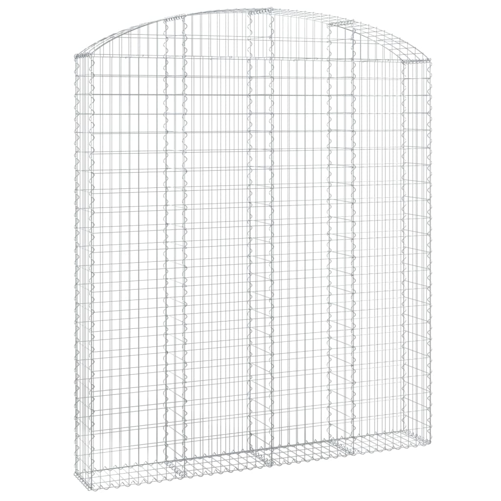 Coș gabion arcuit, 200x30x220/240, fier galvanizat