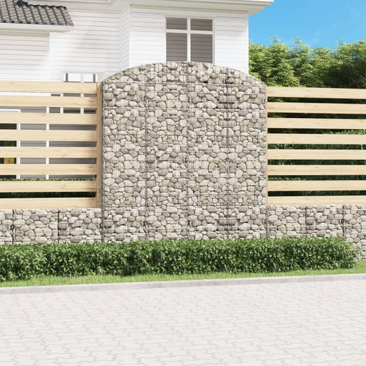 Coș gabion arcuit, 200x30x220/240, fier galvanizat