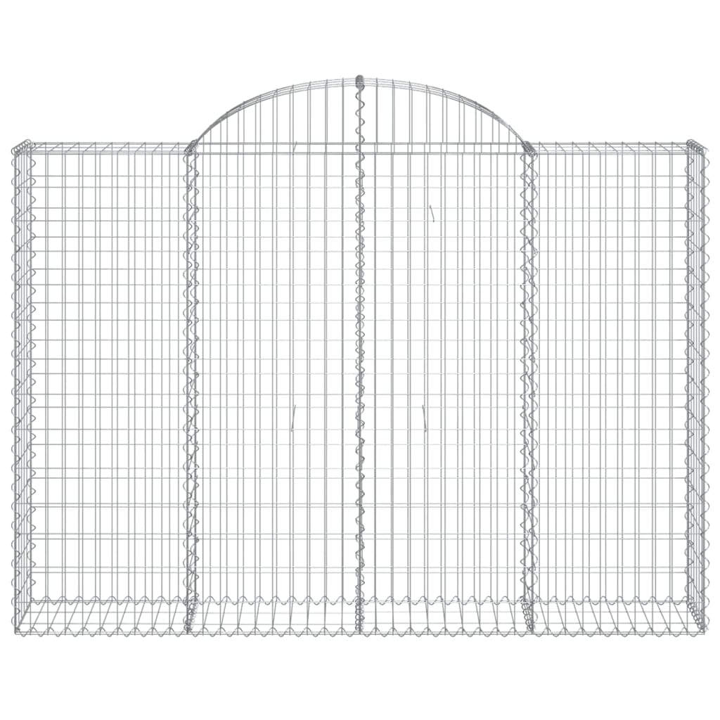 Coș gabion arcuit 200x30x140/160 cm fier galvanizat