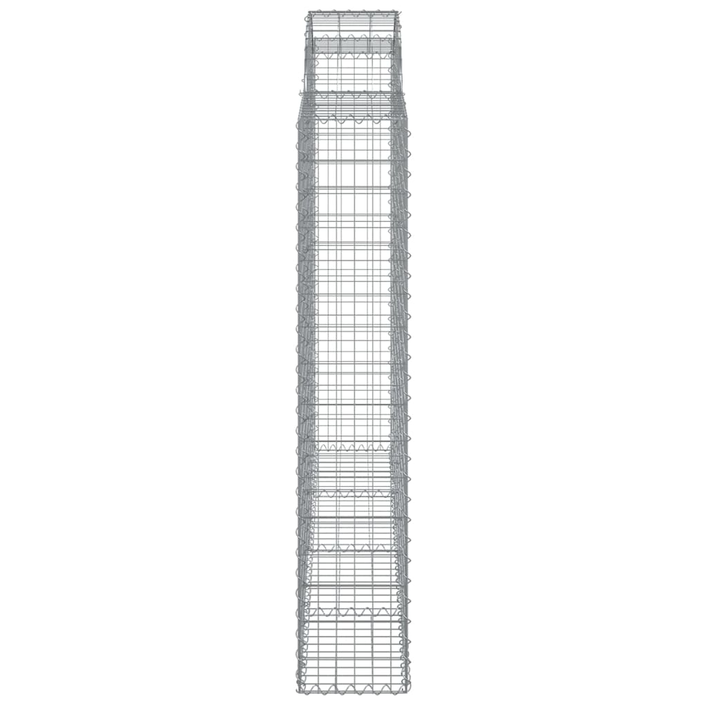 Coș gabion arcuit 200x30x160/180 cm fier galvanizat