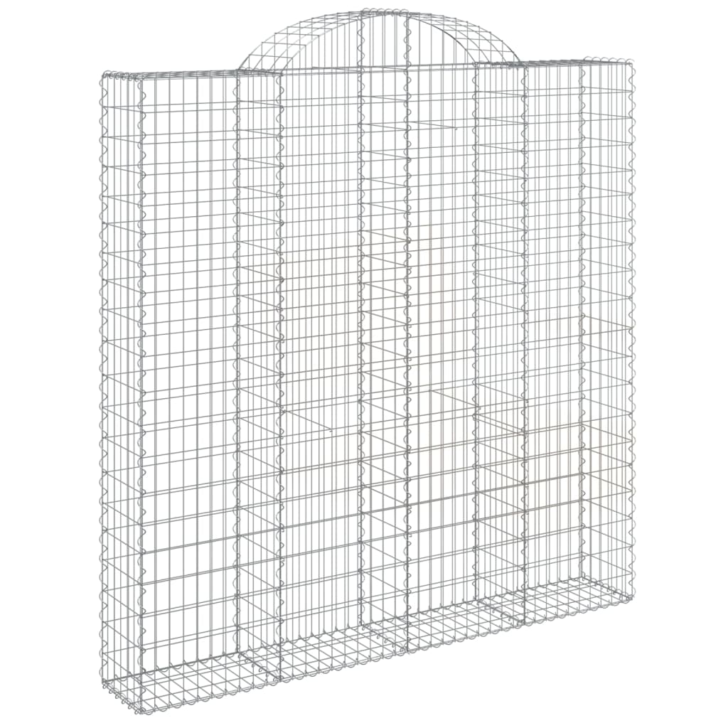 Coș gabion arcuit 200x30x200/220 cm fier galvanizat