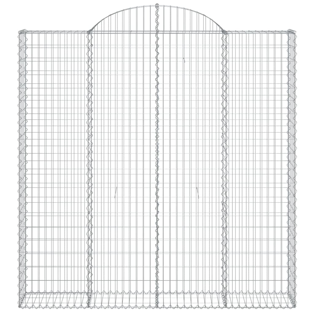 Coș gabion arcuit 200x30x200/220 cm fier galvanizat