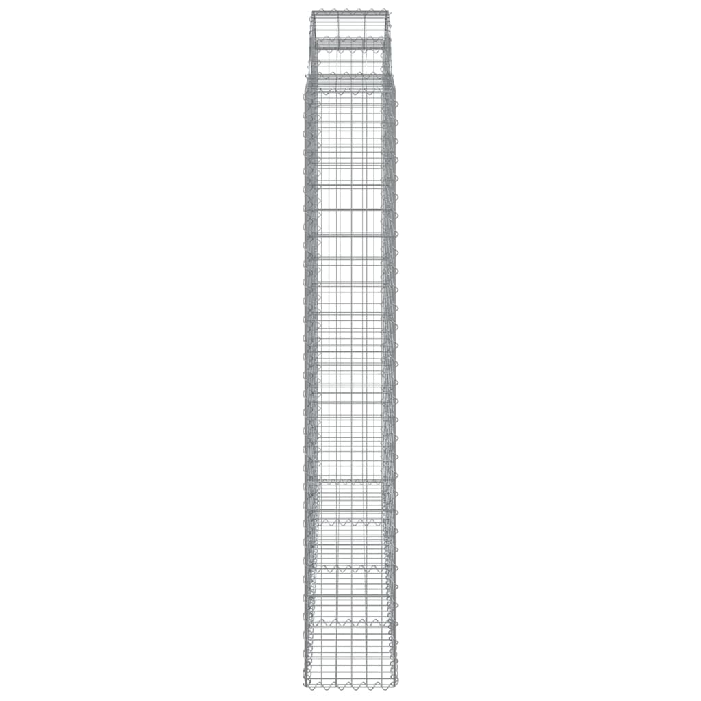 Coș gabion arcuit 200x30x200/220 cm fier galvanizat