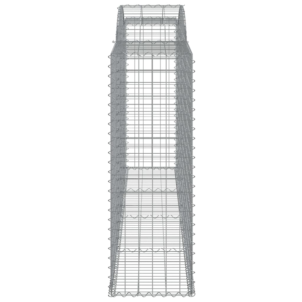 Coș gabion arcuit, 300x50x140/160 cm, fier galvanizat