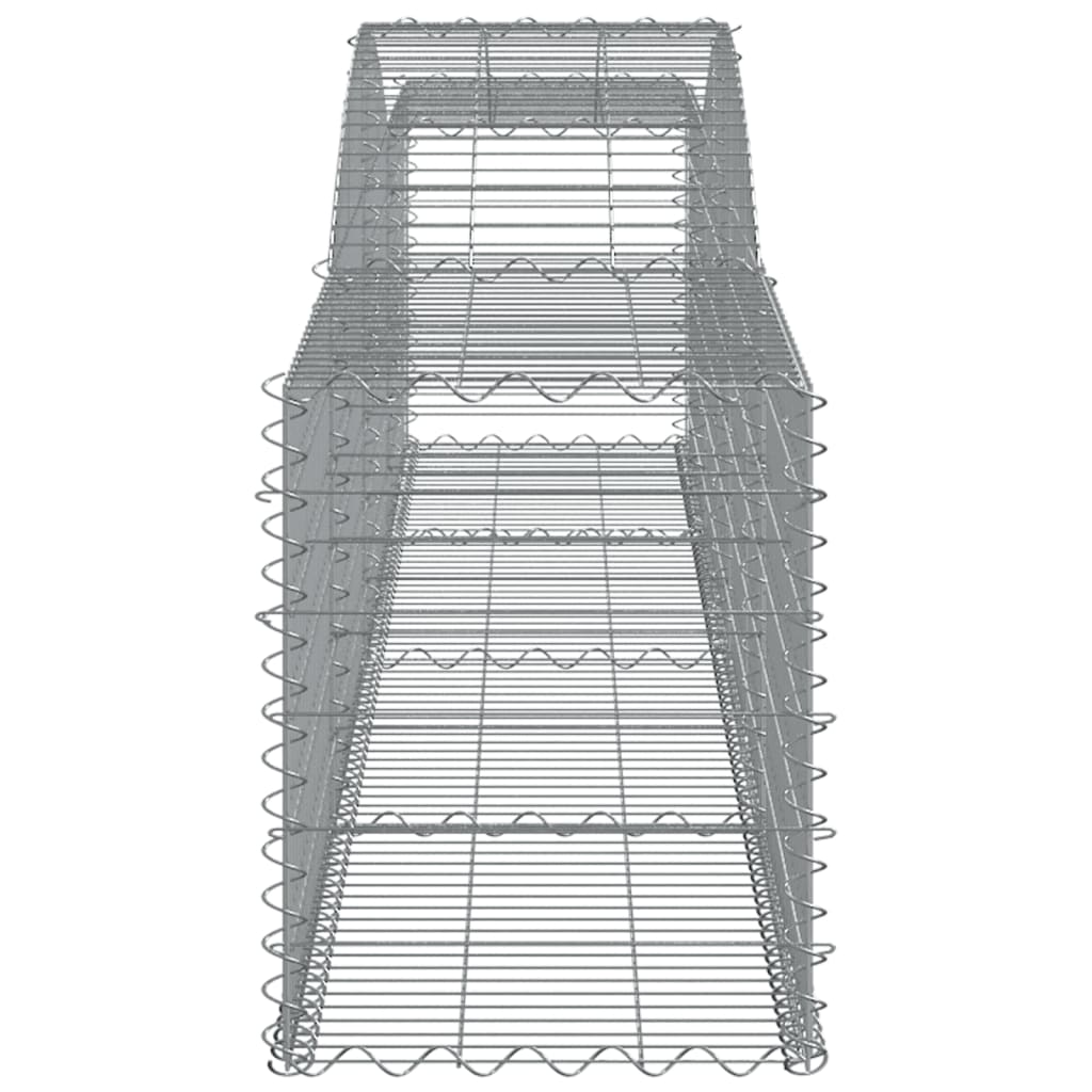 Coș gabion arcuit 400x50x60/80 cm fier galvanizat