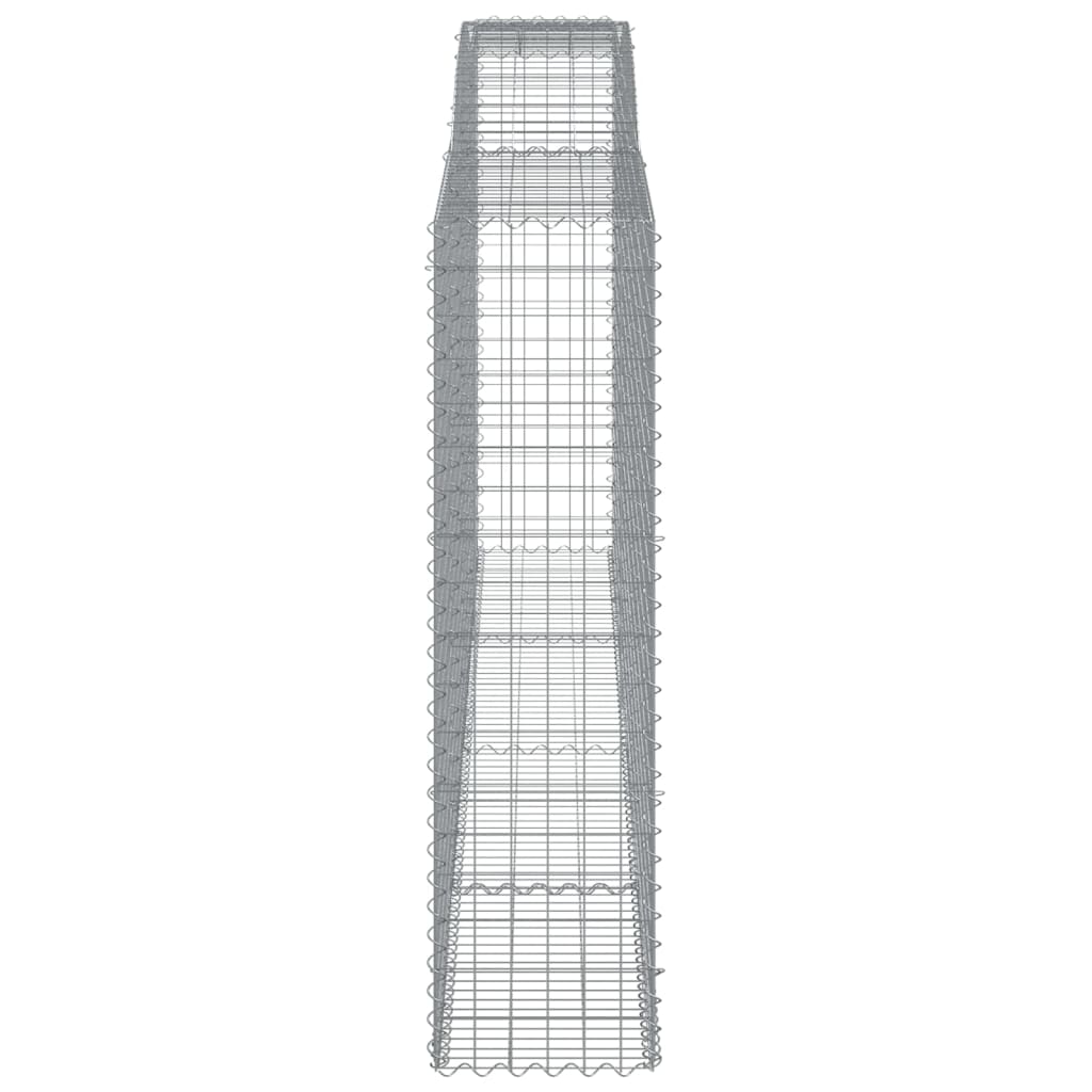 Coș gabion arcuit, 400x50x180/200 cm, fier galvanizat