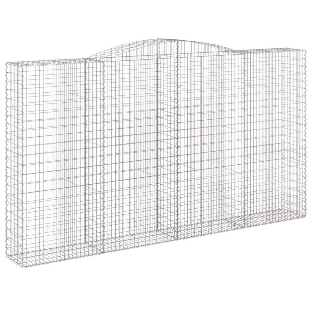 Coș gabion arcuit 400x50x220/240 cm fier galvanizat