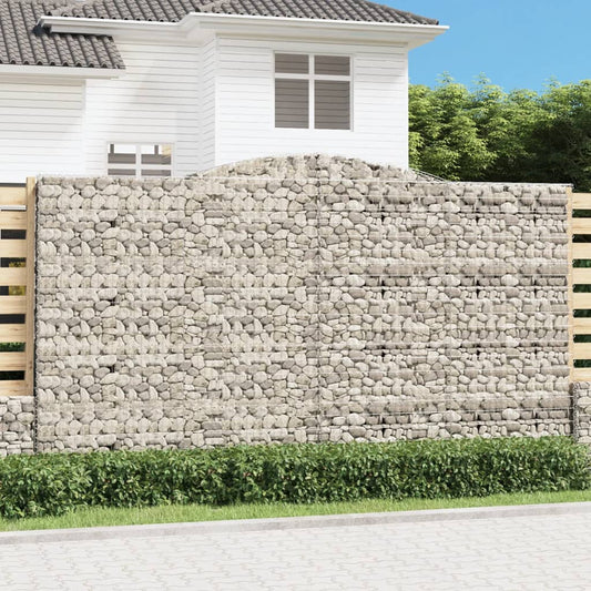 Coș gabion arcuit 400x50x220/240 cm fier galvanizat