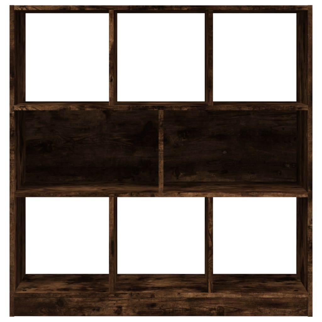 Bibliotecă, stejar fumuriu, 97,5x29,5x100 cm, lemn prelucrat