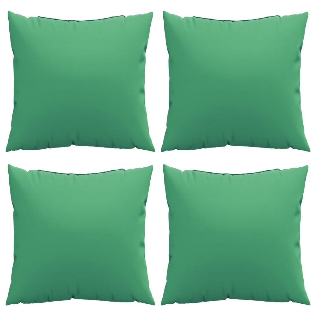 Perne de canapea, 4 buc., verde, 60x60 cm, textil