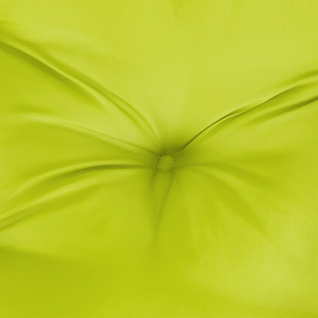 Pernă de paleți, verde, 60x60x12 cm, material textil